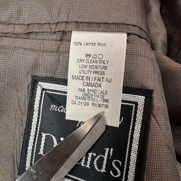 Ralph Lauren Houndstooth Sport Coat Mens Blazer Jacket Lambswool Single Breasted - Picture 6 of 16